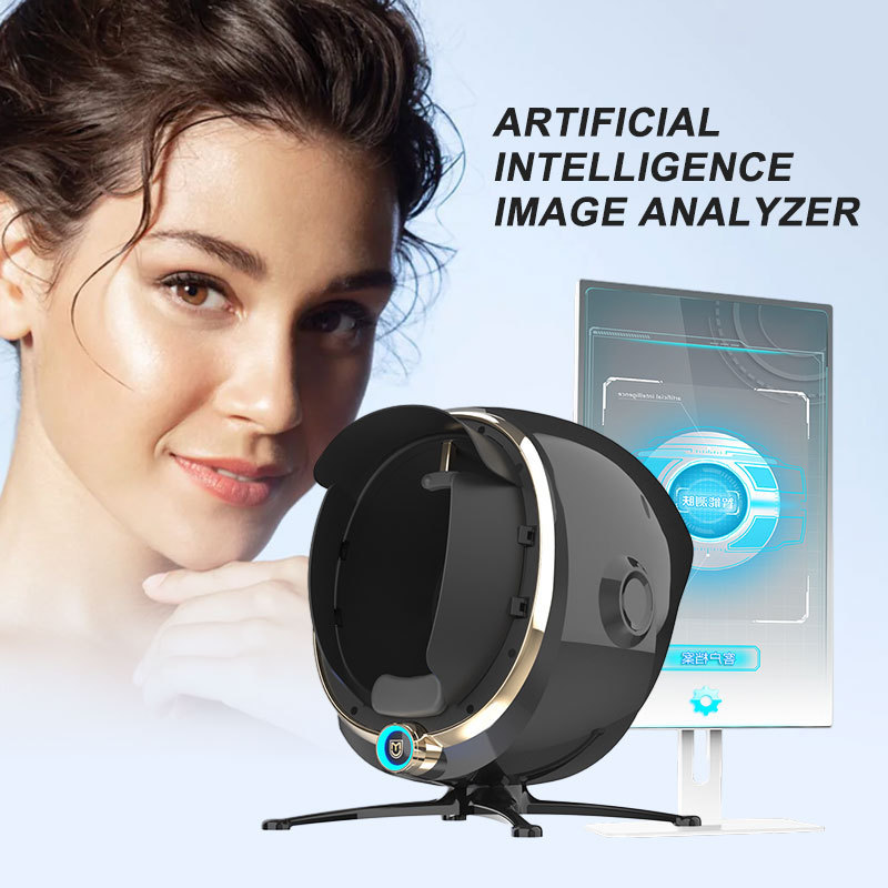 Portable 3d Ai Face Skin Diagnostics Analyzer Facial Tester Scanner Magic Face Mirror Device Skin Analysis Skin Analyzer Machine