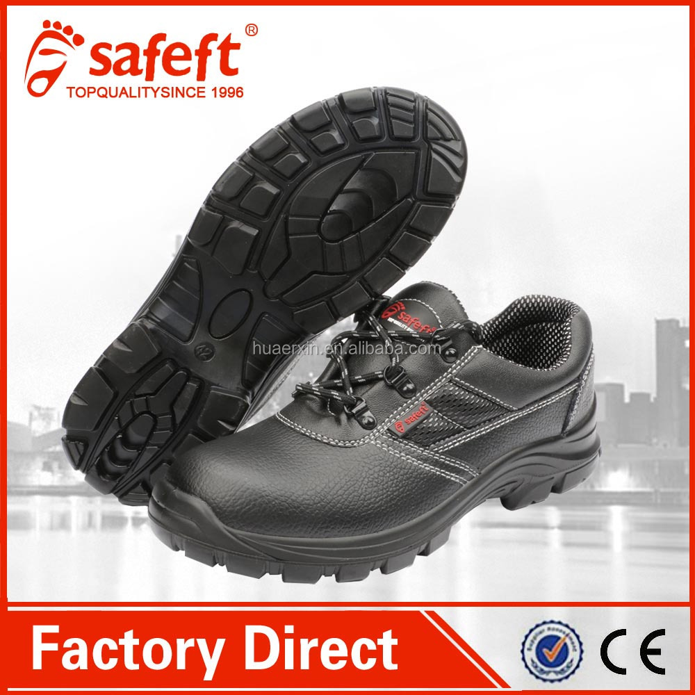 manufacturer factory custom safety shoes for men steel toe leather slip resistant waterproof stab resistant s3 wholesale