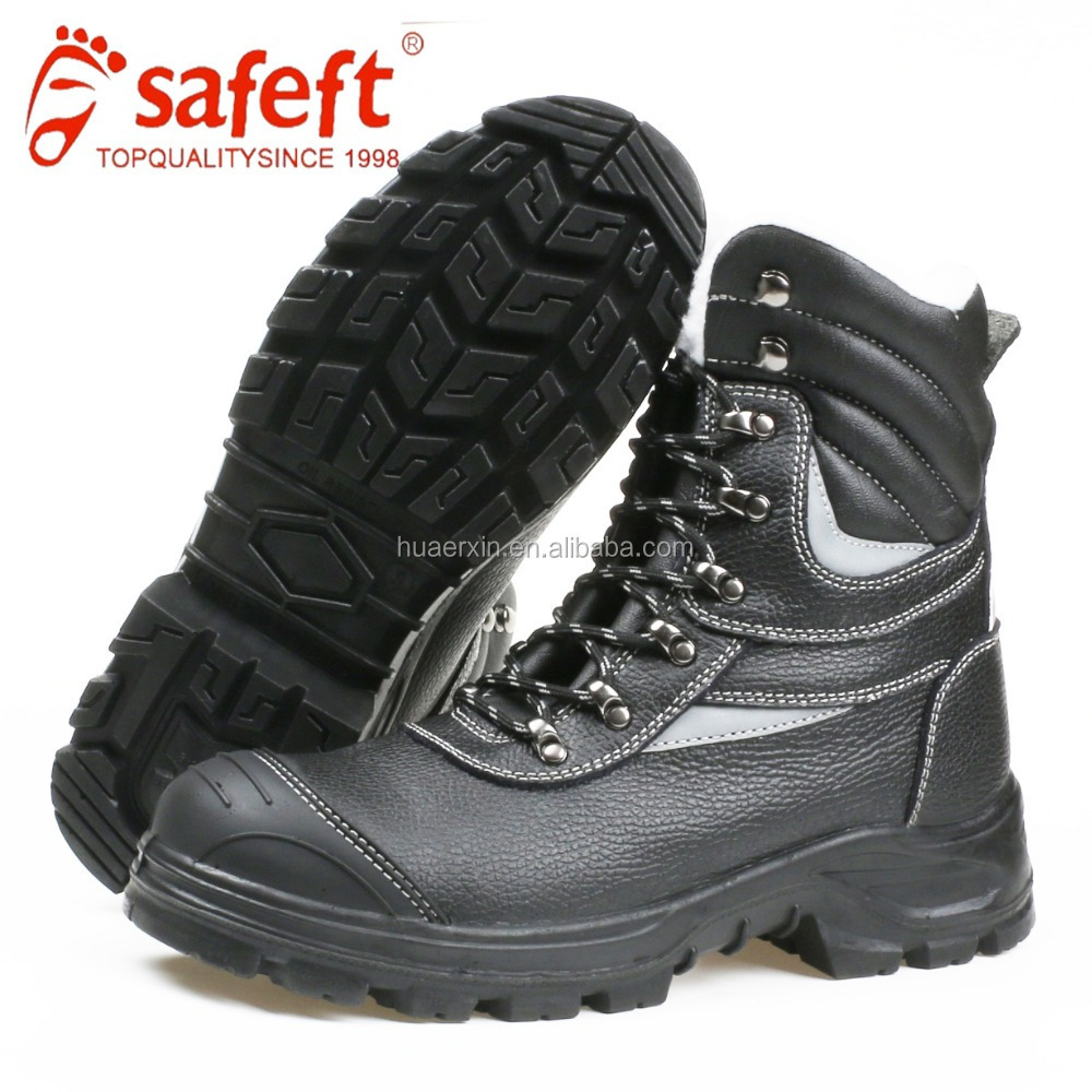 manufacturer factory custom safety shoes for men steel toe boots warm Anti smashing leather waterproof stab resistant s3