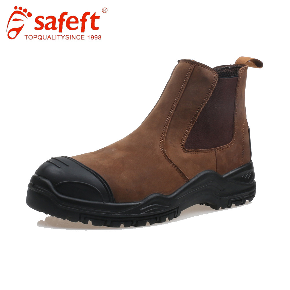 manufacturer factory custom safety shoes for men steel toe Anti static slip resistant nubuck waterproof stab-resistant s3