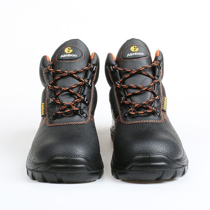 manufacturer factory custom safety shoes for men steel toe anti-smashing leather waterproof stab-resistant s3 wholesale