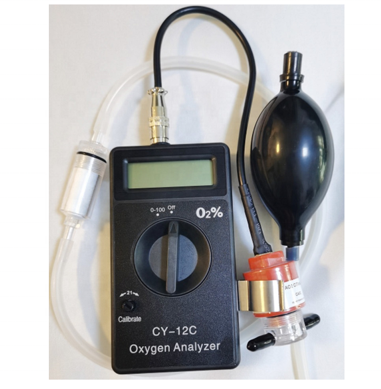 Portable purity oxygen concentrator tester 100%vol oxigen analyzer