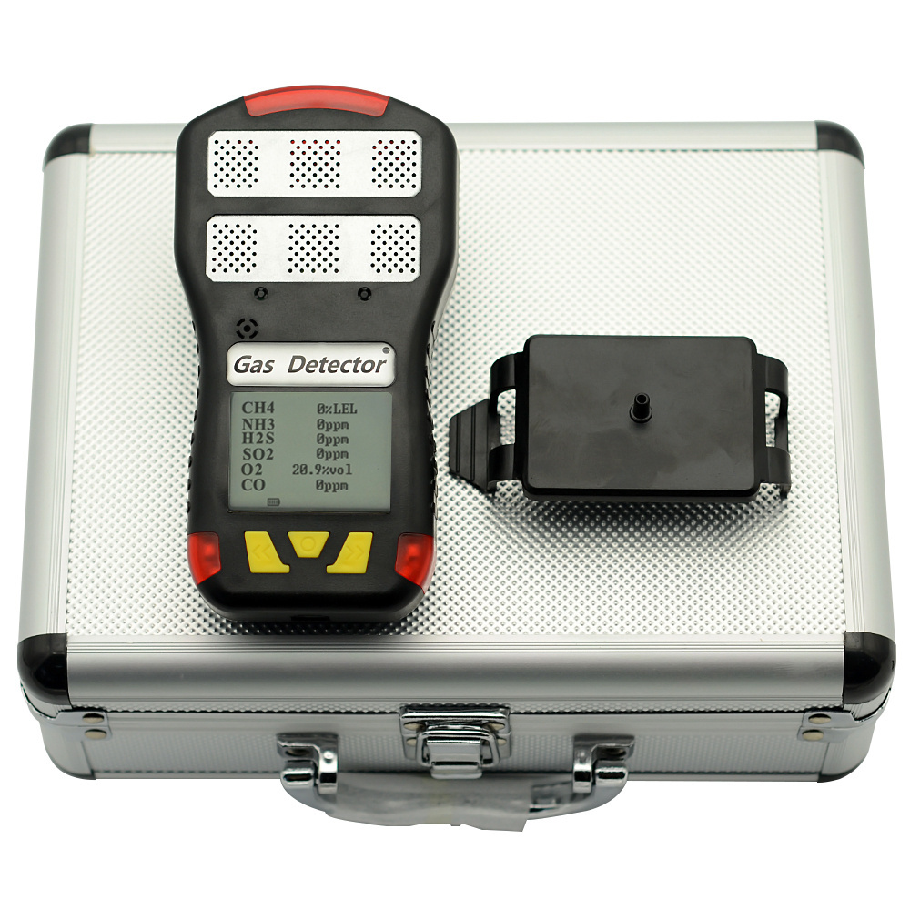 CE ATEX Portable multi biogas detect analyzer with external pump and data logger