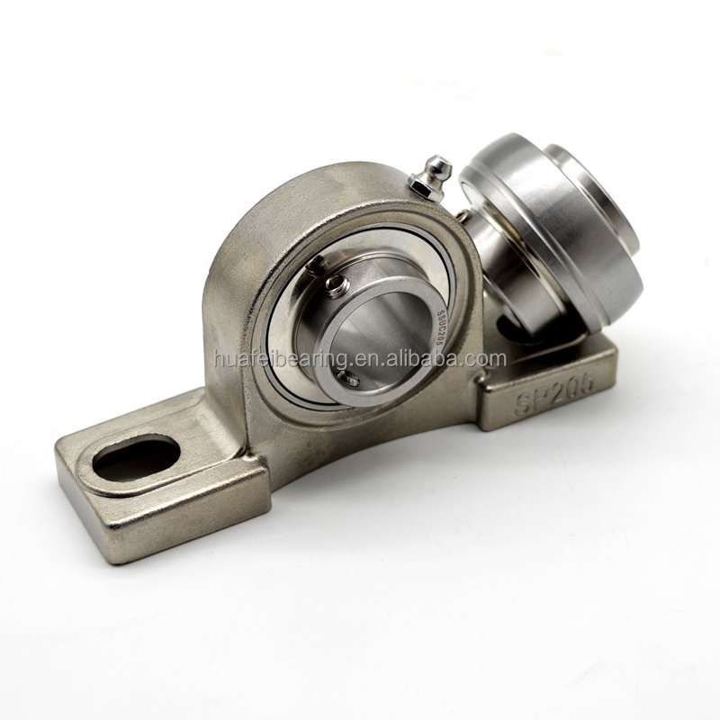 Factory Price Pillow Block Bearing SP 205 UC205 UCP 205 Stainless Steel Insert Bearing With Housing