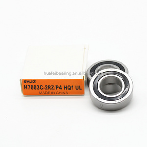 SHJZ Hybrid ceramic bearing H7003C-2RZ-P4-HQ1-UL angular contact ball bearing