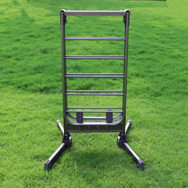 Extra large floor-standing clothes drying rack foldable high-capacity high-quality carbon steel folding clothes drying rack