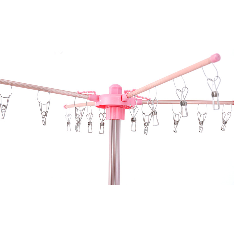 Outdoor Laundry Hanging Rack Three Layers Clothes Hanger Foldable Clothes Drying Rack