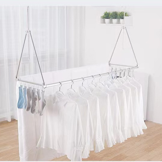 Balcony hanging ceiling clothes drying rack ceiling mounted clothes dry rack