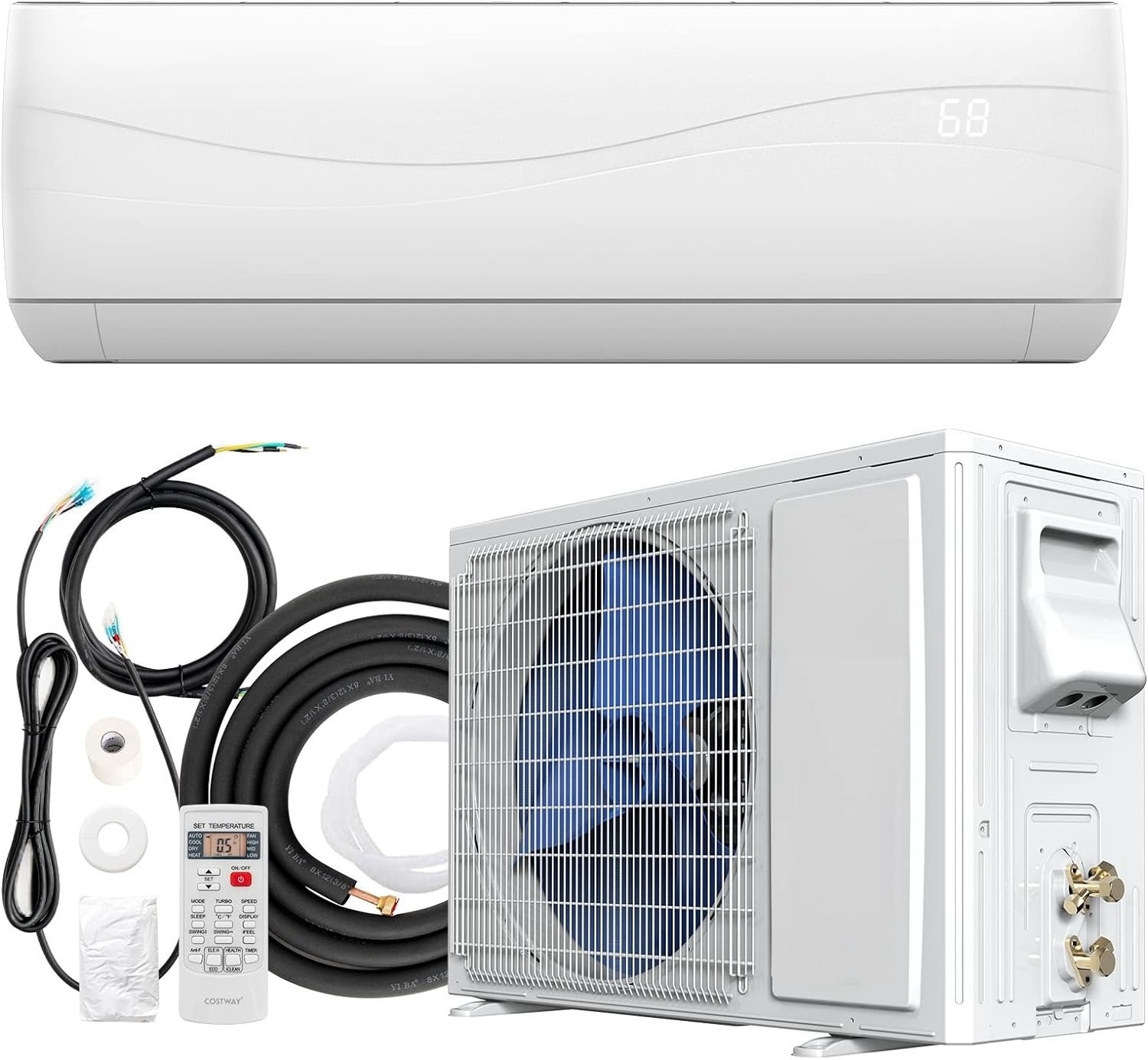 Solar Airconditioner Wall Split Air Conditioner solar Ac Dc Hybrid Air Conditioner solar Airconditioner For Homes