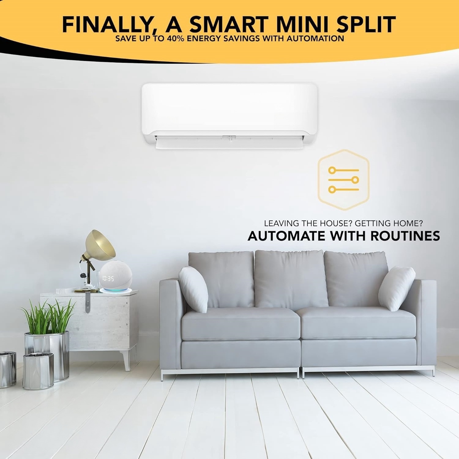 Split Air Conditioner 12000 BTU Wall Mounted Split Air Conditioner With Anti Dust Filter