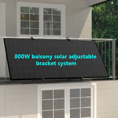 Europe Germany Black Solar Panel Power Energy 800w Mount Balcony Mounting Solar System Kit 600w 800w 1kw On Grid Solar Pane