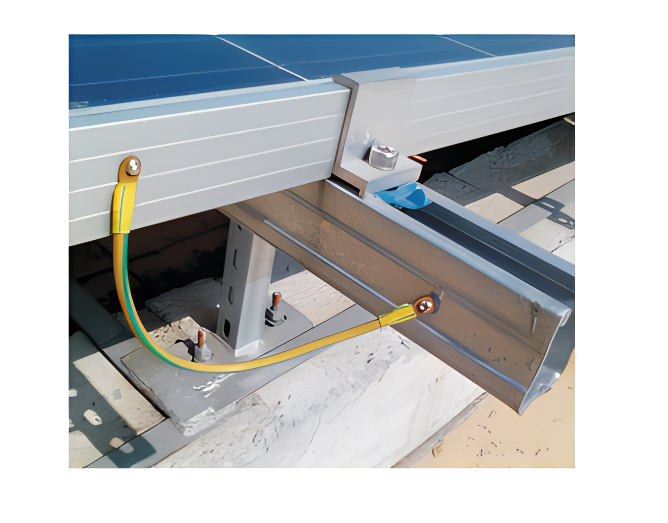 AS Flat Roof Mounting Racking Pv Bracket Ballast