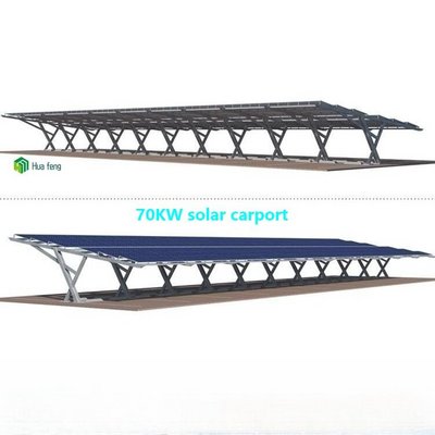 Waterproof Solar Carport Mounting System Pv Mounting Bracket  Photovoltaic Panel System