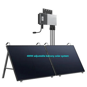 Europe Germany Black Solar Panel Power Energy 800w Mount Balcony Mounting Solar System Kit 600w 800w 1kw On Grid Solar Pane