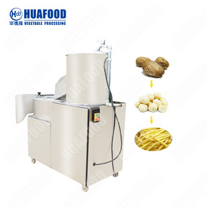 Sweet Potato Peeling And Cutting Machine Yam Peeling And Slicing Machine