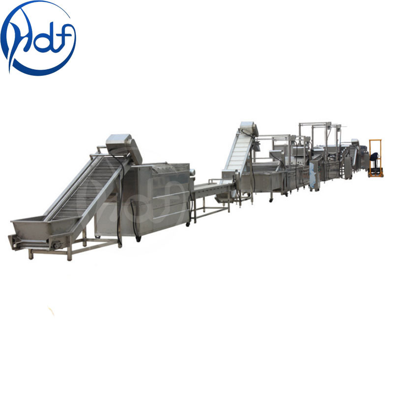 Production line of sweet potato chips making machine for sale