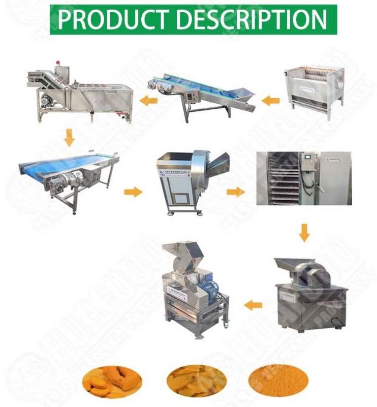 Onion Powder Line Garlic Powder Making Machine Plant Carrot Powder Making Machine