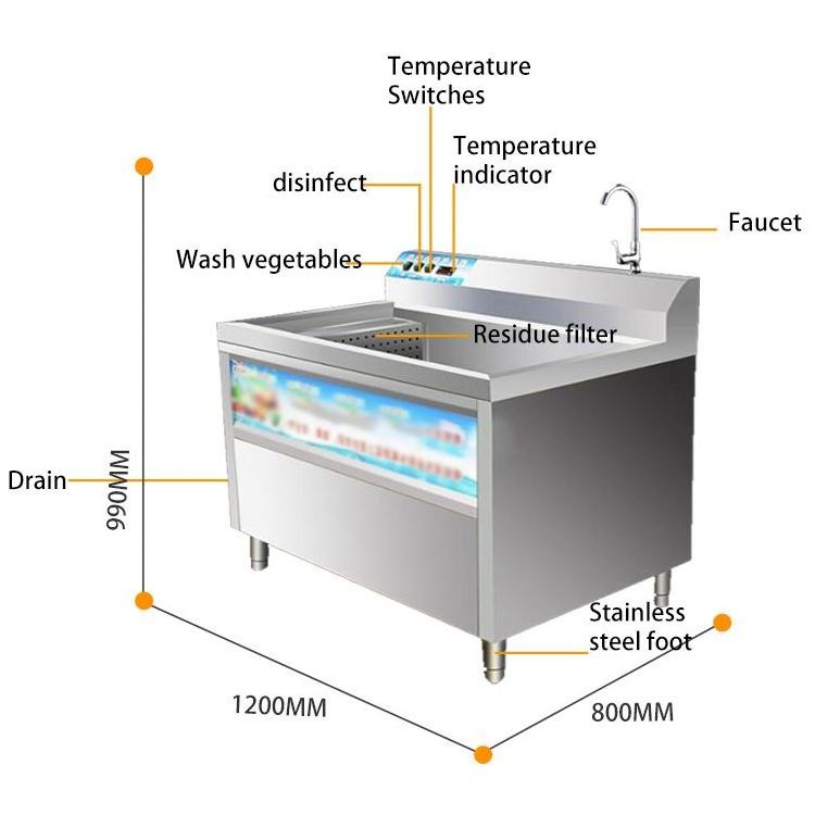 Vegetable Fruit Washing Cleaning Machine Root Vegetable Washing Machine Potato Washing Machine