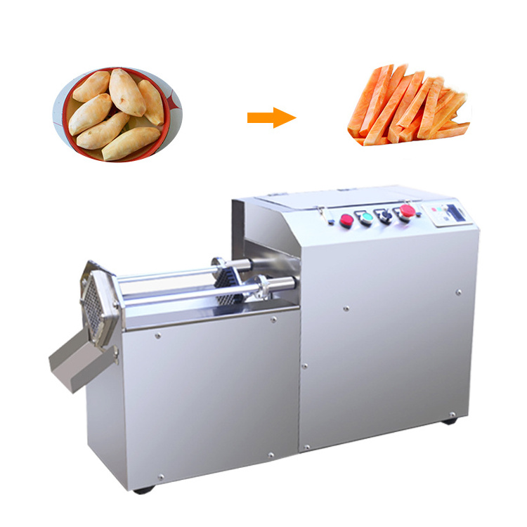 Automatic Electric Potato Chips Slicer Strip Fries Cutter Machinery Price French Fry Cutting Machine