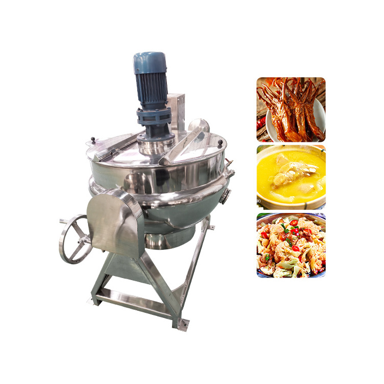 Stainless Steel Pot Body Food Processing Machinery Chilli Sauce Making Machine