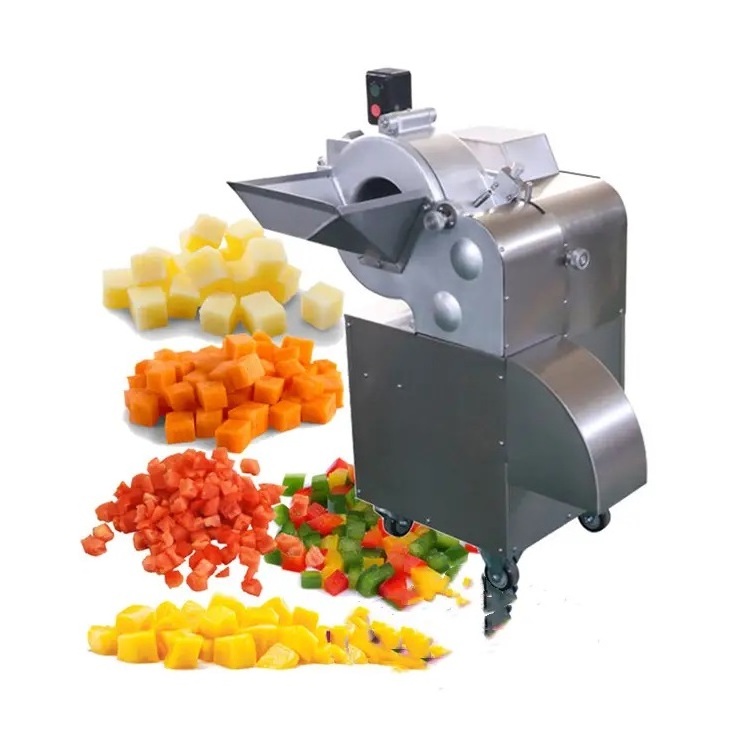 Multifunctional Electric Fruit Chopper / Tomato Cube Dicing Slicing Machine / Potato Cube Cutting Machine