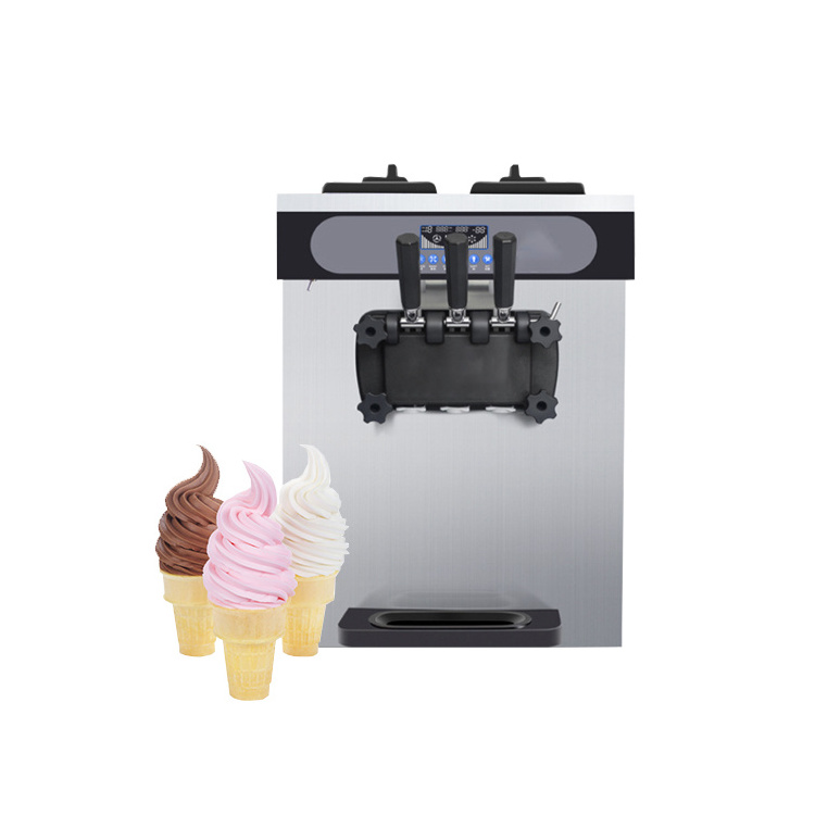 20-28L/h Stainless Steel Commercial Automatic Soft Serve Ice Cream Maker Machine