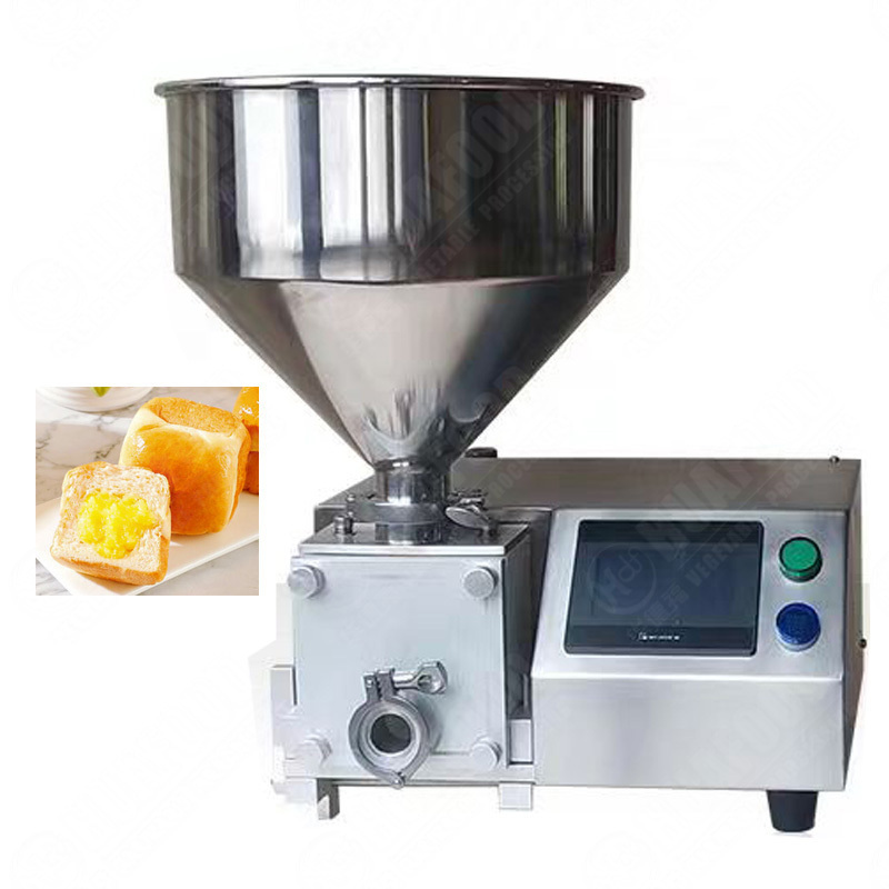 Multifunctional automatic jelly jam donut jam filling syringe small type cream filling cake machine