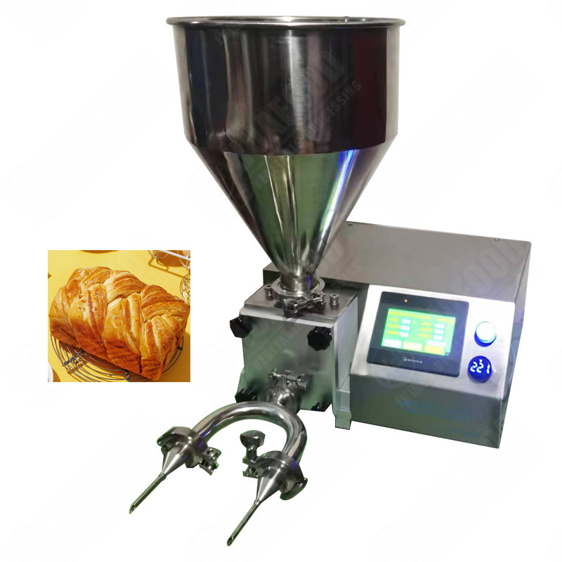 Multifunctional automatic jelly jam donut jam filling syringe small type cream filling cake machine