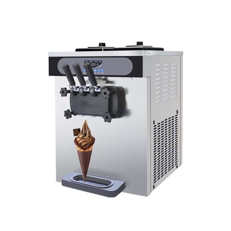 20-28L/h Stainless Steel Commercial Automatic Soft Serve Ice Cream Maker Machine