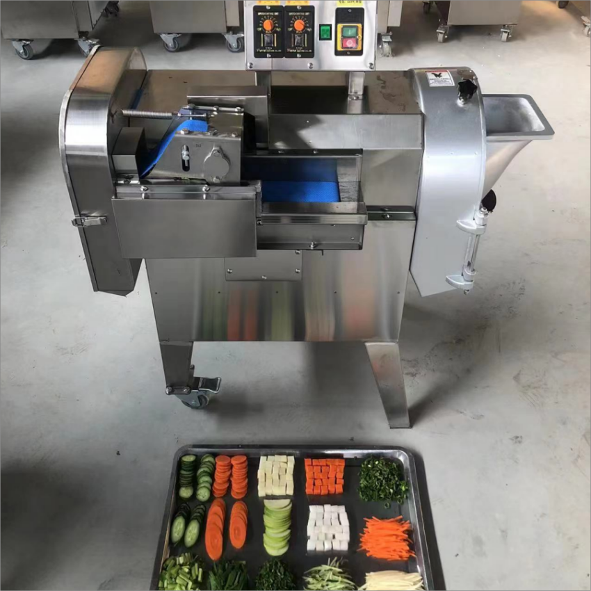 Large Capacity Vegetable Double Head Potato Onion Carrot Slicer Vegetable Cutter Machine Slicer Shredder For Wholesales