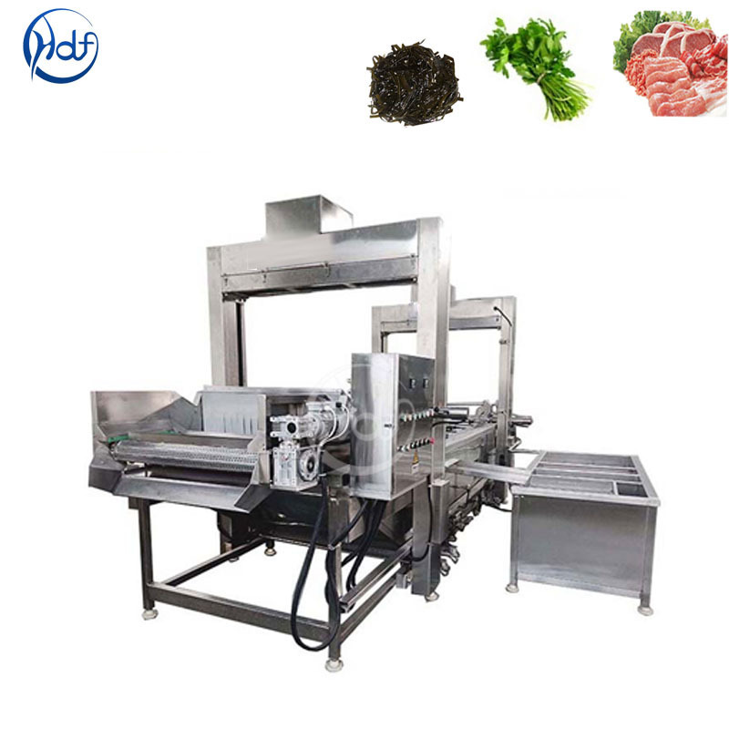 Steam Heated Vegetable Salad/Meat/Carrot/Green Bean Blanching Machine Price