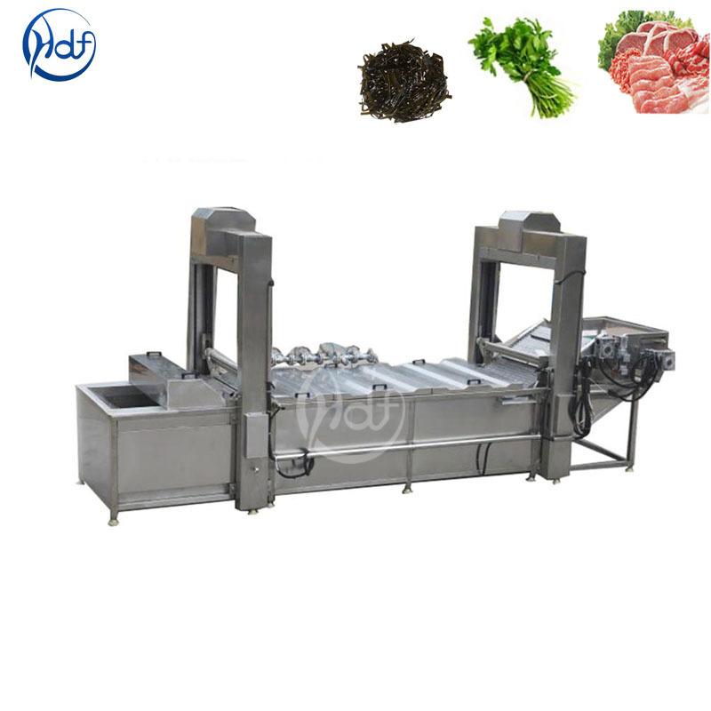 Steam Heated Vegetable Salad/Meat/Carrot/Green Bean Blanching Machine Price