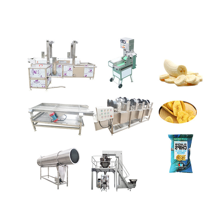 Plantain Chips Making Machine Automatic Apple Banana Processing Plant