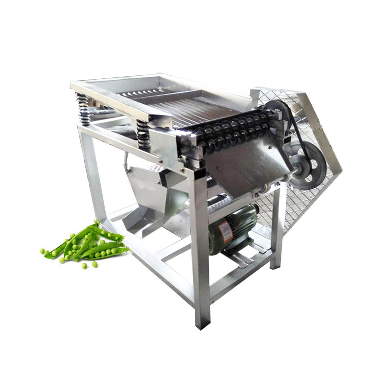 Automatic pea sheller/green bean shell removing machine/fava bean peeler