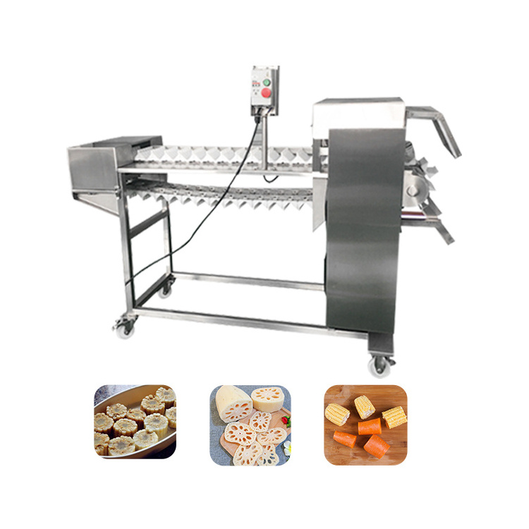 Commerical Carrot/Corn /Cassava Short Pieces Cutting Machine sweet corn cutter machine