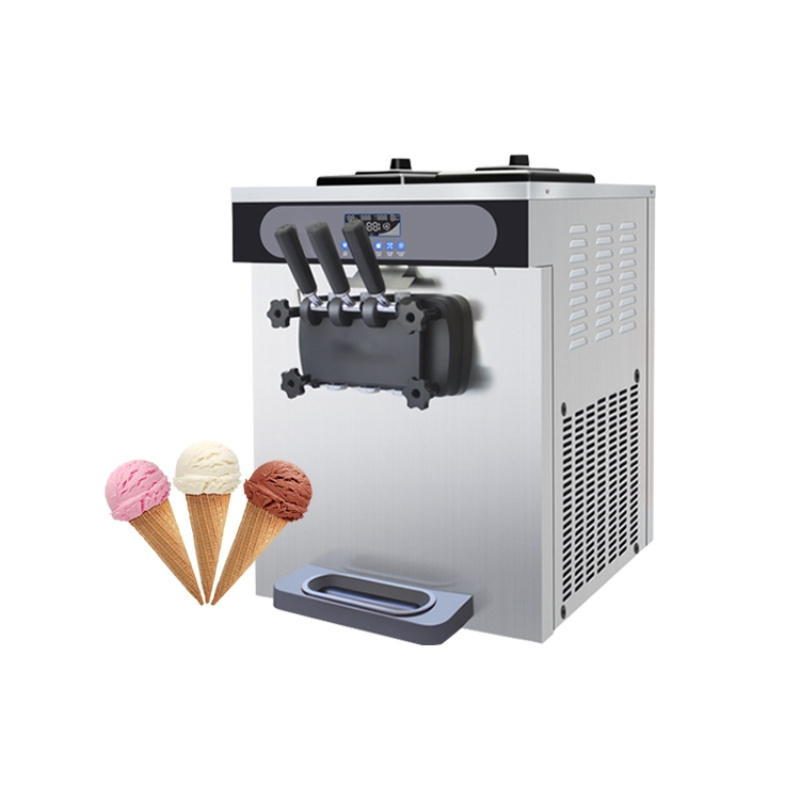 20-28L/h Stainless Steel Commercial Automatic Soft Serve Ice Cream Maker Machine