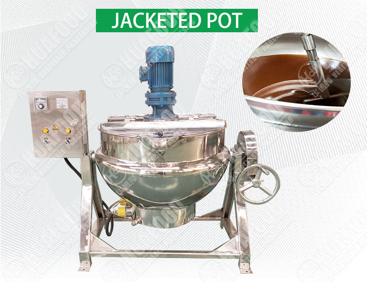 Stainless Steel Pot Body Food Processing Machinery Chilli Sauce Making Machine