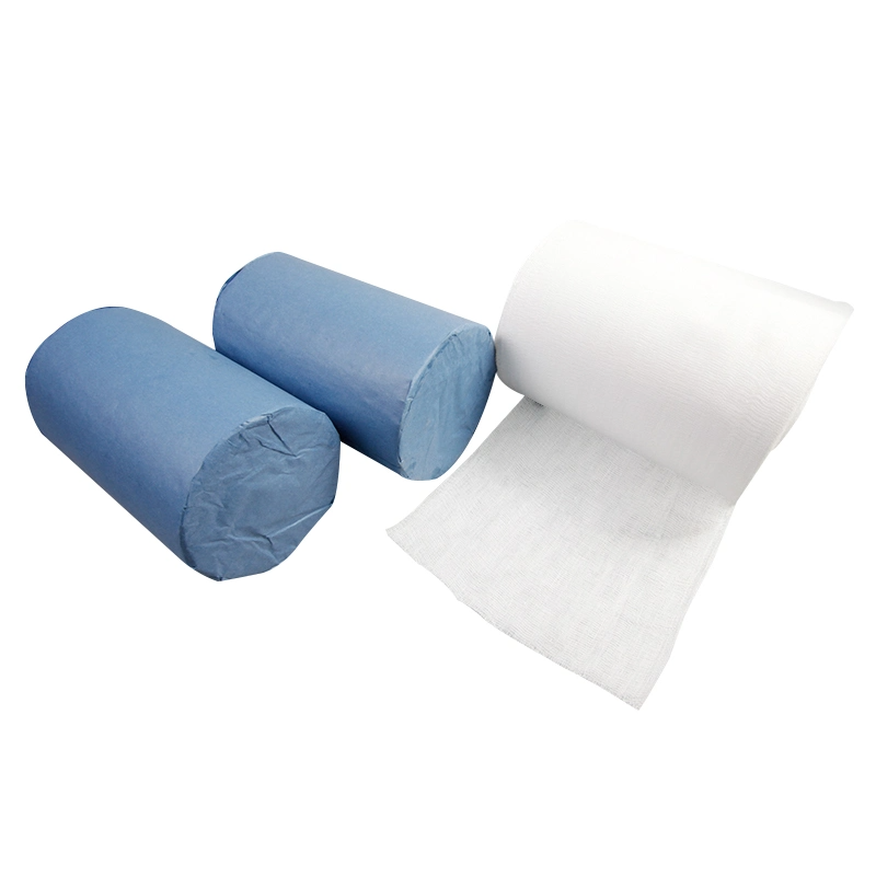 Medical Elastic Cotton Gauze Roll Individual Pack Wound Dressing Sterile Wraps Medical Gauze Bandage