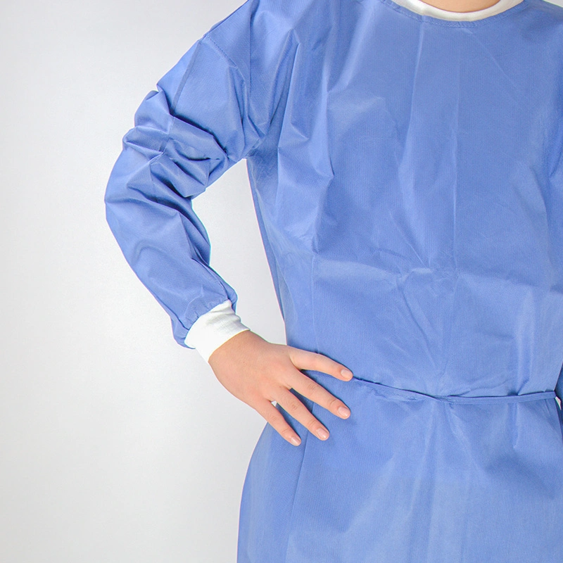 Fast Drying Reusable Surgical Gowns Professional Operating Room Sanatorium Doctor 100% Cotton Medical Gowns