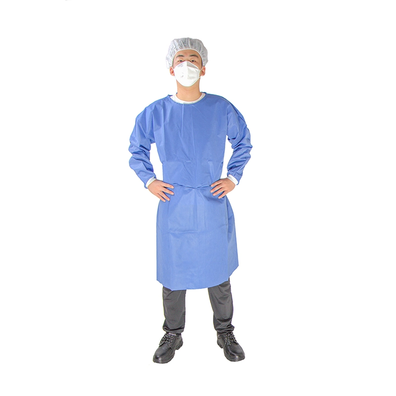 Fast Drying Reusable Surgical Gowns Professional Operating Room Sanatorium Doctor 100% Cotton Medical Gowns