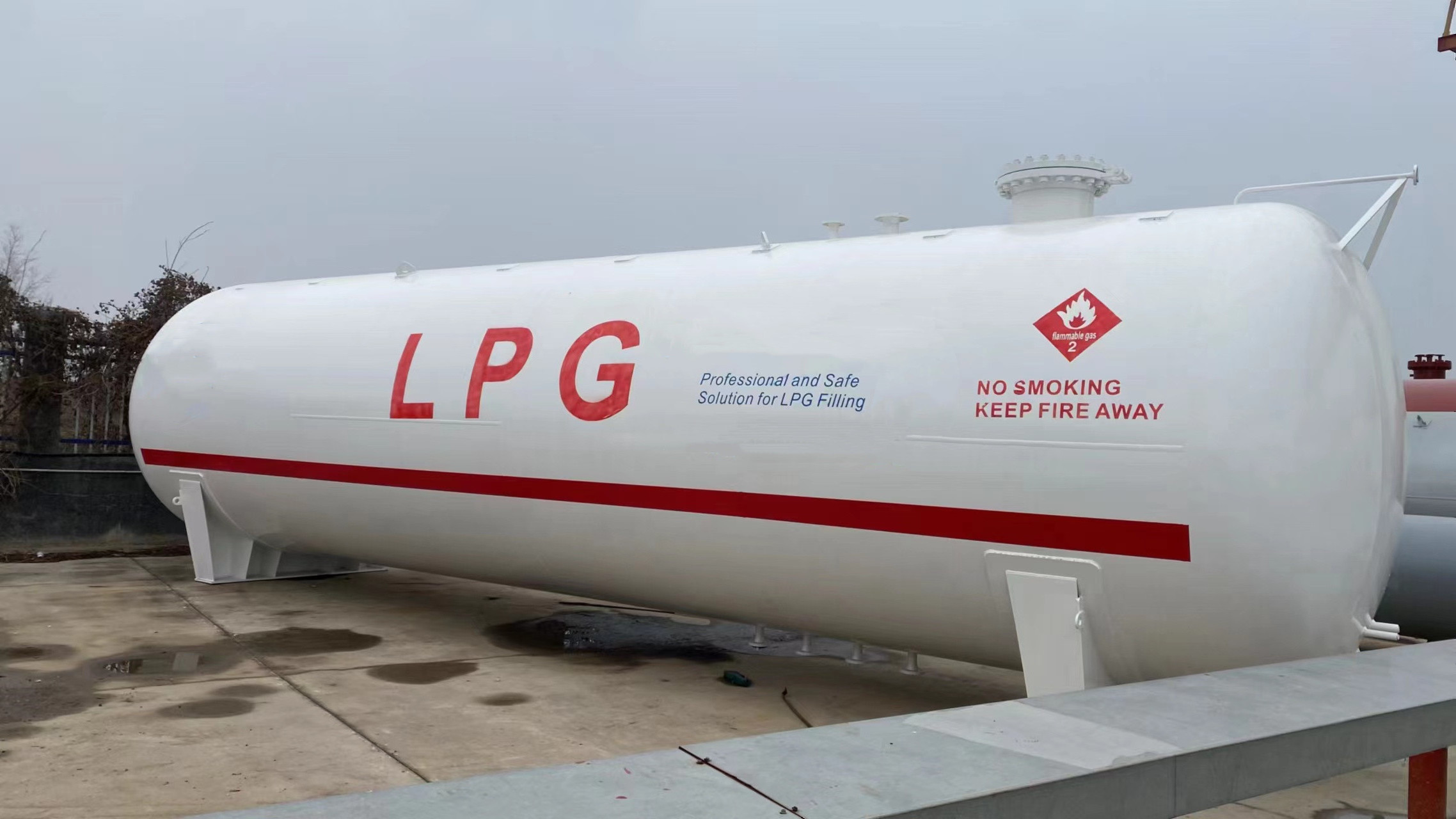 Huagang lpg storage tank lpg round tank lpg gas tanks factory for sale