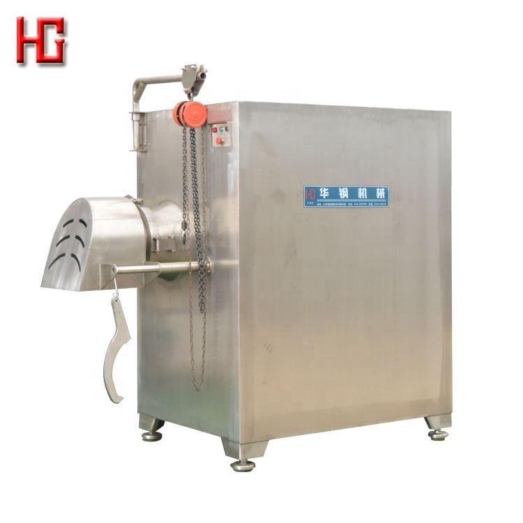 Professional industrial meat and bone grinder / frozen meat mincing grinding machine for export