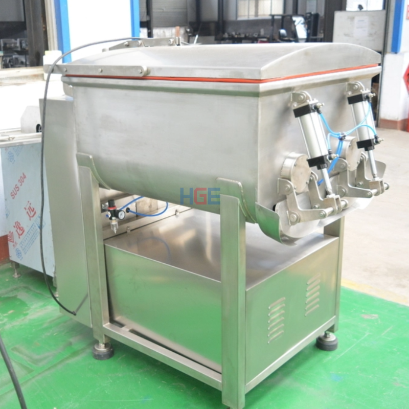 300 liters vacuum double shafts meat mixer electric meat stuffing mixing machine sausage used vacuum meat mixer