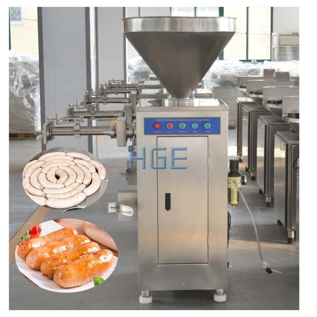 Sausage filling machine ham use sausage making automatic kink sausage filler stuffer with twister