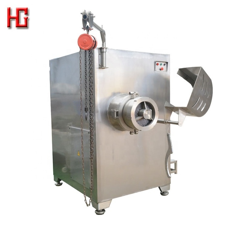 Professional industrial meat and bone grinder / frozen meat mincing grinding machine for export