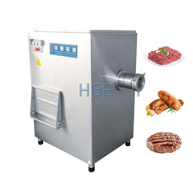 Industrial used electric frozen beef meat mincer machine sausage frozen meat grinder for sale