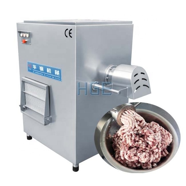 Industrial used electric frozen beef meat mincer machine sausage frozen meat grinder for sale