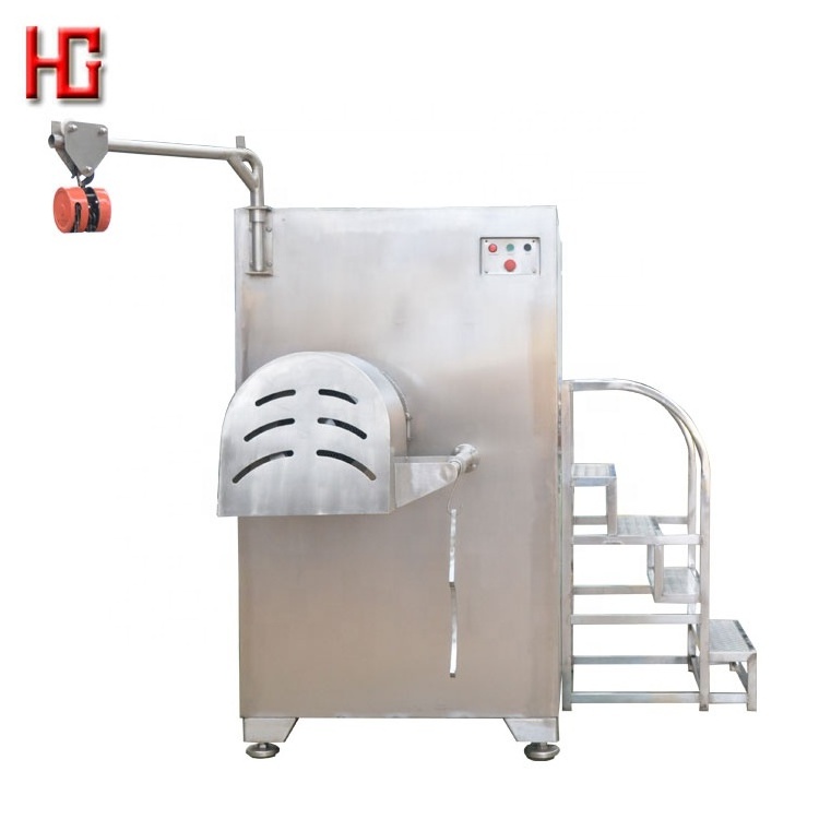 Professional industrial meat and bone grinder / frozen meat mincing grinding machine for export