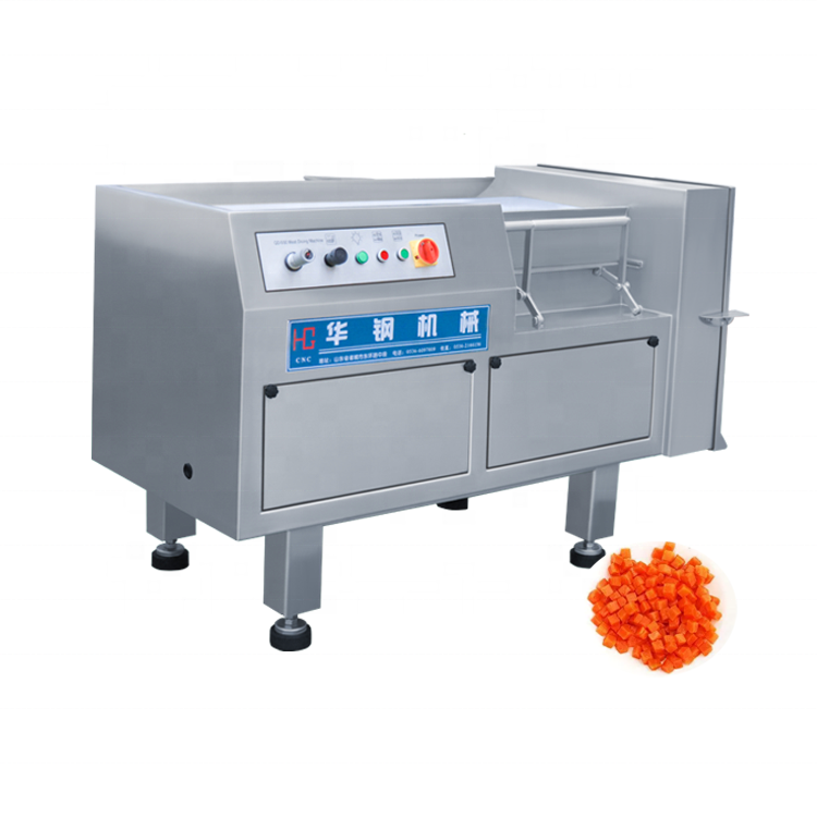 Electric frozen pork meat cube cutter frozen pork cube cutting machine meat cuber meat dicer