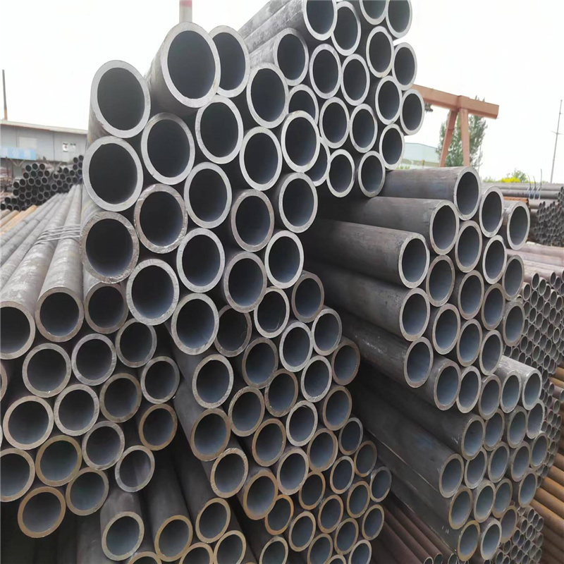 ASTM A106 Sch40 Seamless Steel Pipe Tube St37 St52 Cold Drawn Seamless Steel Pipe Factory in Stock